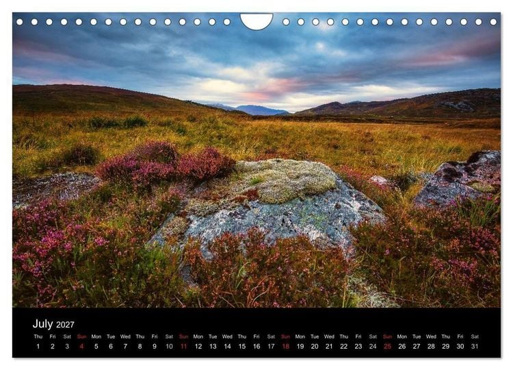 Produktbild: THE HIGHLANDS (Wall Calendar 2027 DIN A4 landscape), CALVENDO 12 Month Wall Calendar