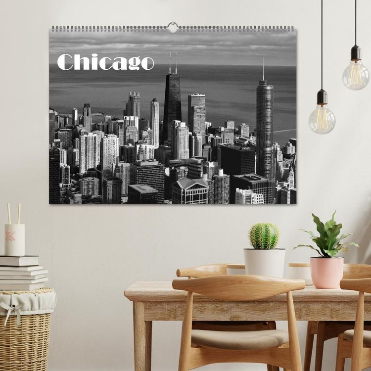 Produktbild: Chicago 2026 (Wandkalender 2026 DIN A2 quer), CALVENDO Monatskalender