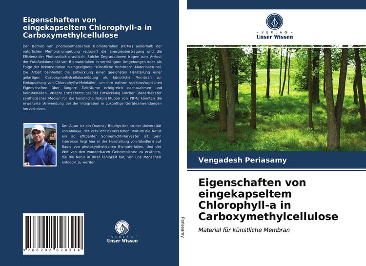 Produktbild: Eigenschaften von eingekapseltem Chlorophyll-a in Carboxymethylcellulose