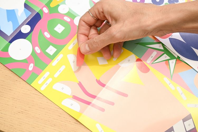 Produktbild: Mosaikposter Be Happy