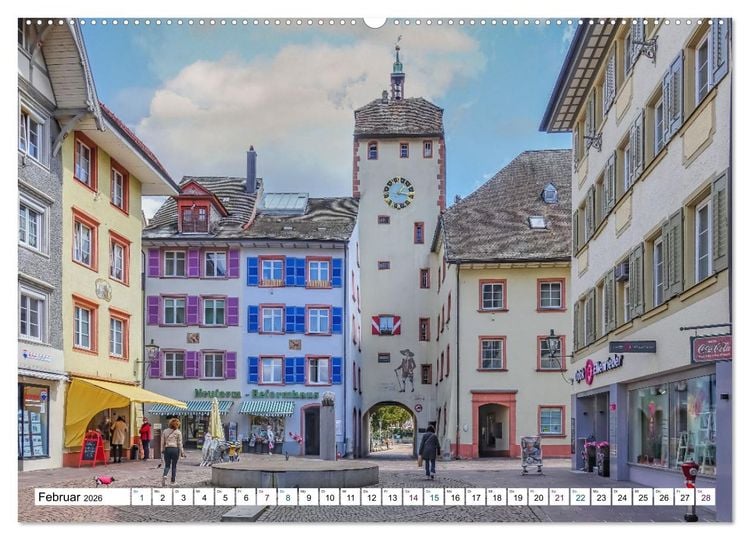 Produktbild: Waldshut - schmuckes Hochrhein St&auml;dtle (hochwertiger Premium Wandkalender 2026 DIN A2 quer), Kunstdruck in Hochglanz