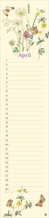 Produktbild: Edith Holden: Geburtstagskalender Langplaner