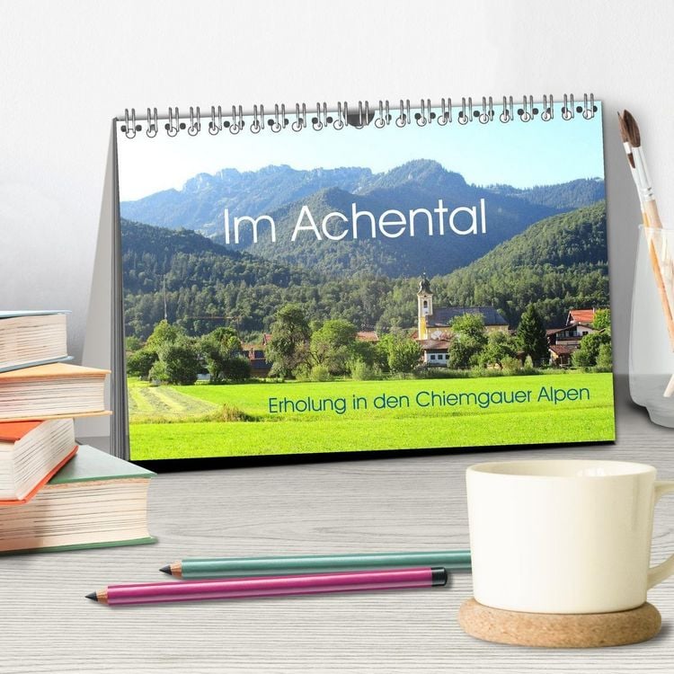 Produktbild: Im Achental - Erholung in den Chiemgauer Alpen (Tischkalender 2027 DIN A5 quer), CALVENDO Monatskalender