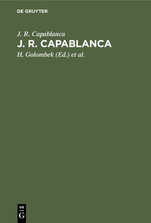 Produktbild: J. R. Capablanca