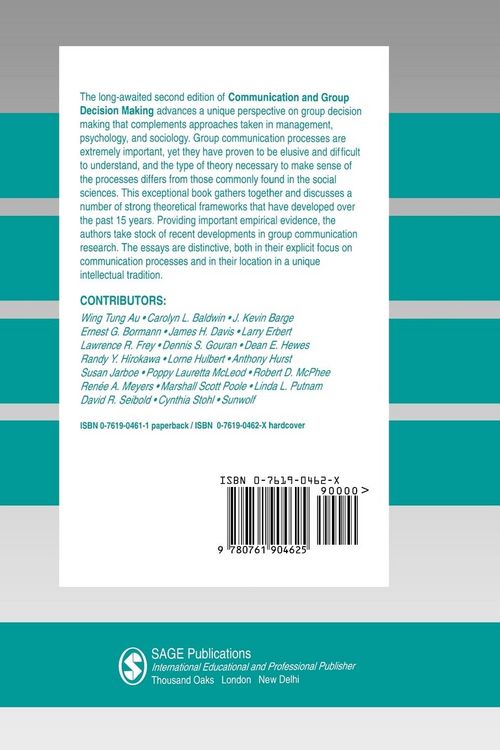 Produktbild: Communication and Group Decisionmaking