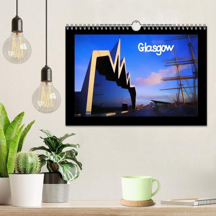 Produktbild: Glasgow (Wall Calendar 2026 DIN A4 landscape), CALVENDO 12 Month Wall Calendar