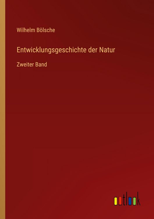 Produktbild: Entwicklungsgeschichte der Natur
