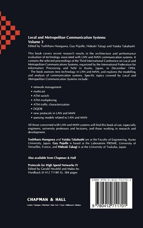 Produktbild: Local and Metropolitan Communication Systems
