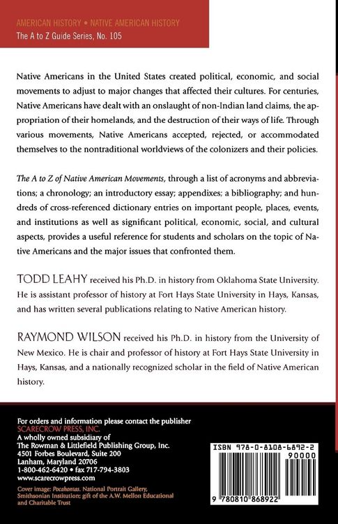 Produktbild: To Z of Native American Movements