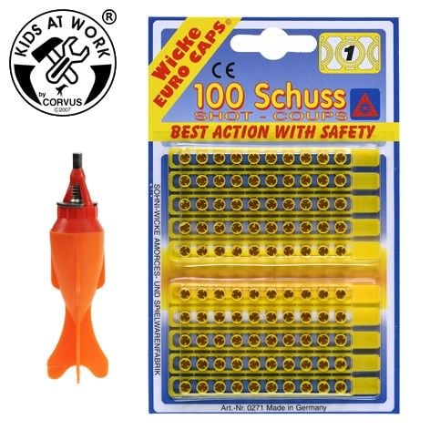 Produktbild: Raketenkracher mit Munition 100 Schuss
