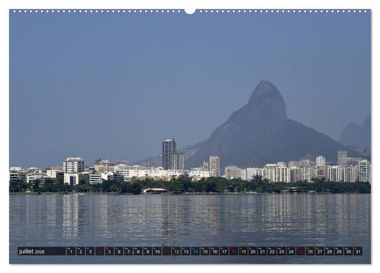 Produktbild: Tout simplement Rio de Janeiro (Calendrier mural 2026 DIN A2 vertical) calendrier de bureau