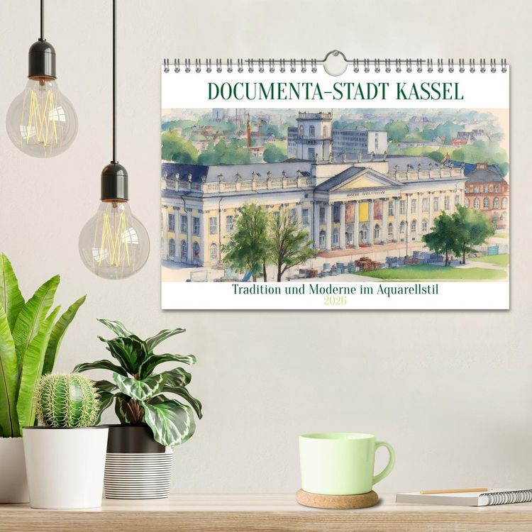 Produktbild: DOCUMENTA-Stadt Kassel (Wandkalender 2026 DIN A4 quer), CALVENDO Monatskalender