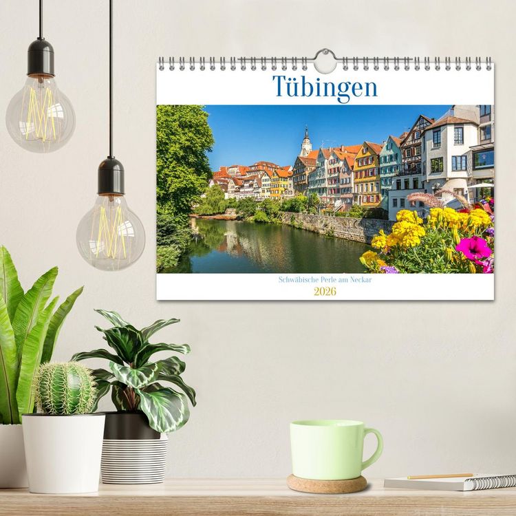 Produktbild: T&uuml;bingen - Schw&auml;bische Perle am Neckar (Wandkalender 2026 DIN A4 quer), CALVENDO Monatskalender