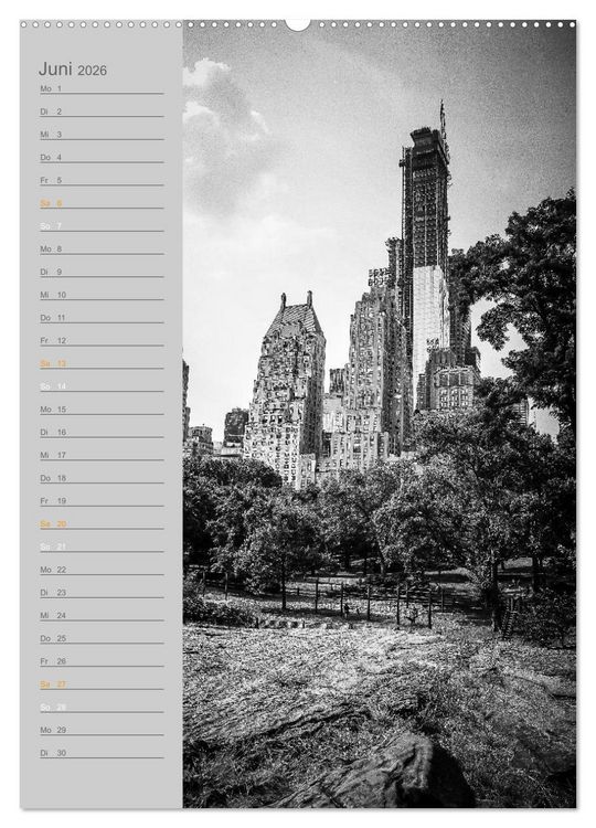 Produktbild: New York Vertical (Wandkalender 2026 DIN A2 hoch), CALVENDO Monatskalender
