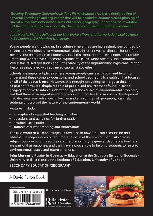 Produktbild: Teaching Secondary Geography as if the Planet Matters