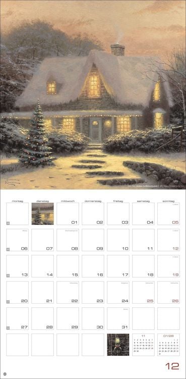 Produktbild: Thomas Kinkade: Land of Light Broschurkalender 2027