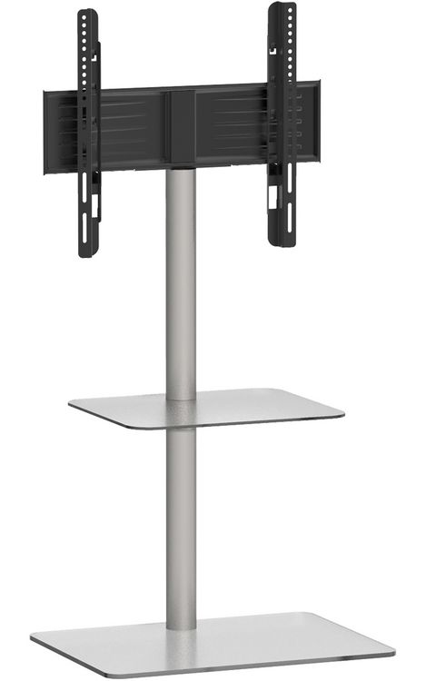Produktbild: TV Standfu&szlig; Alu Glas Fernseh St&auml;nder Fu&szlig; Alani