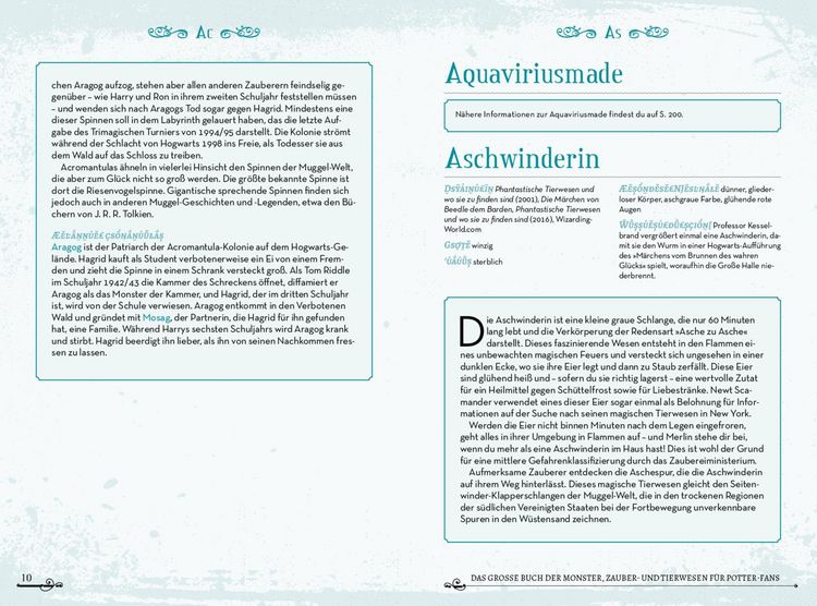Produktbild: Das gro&szlig;e Buch der Monster, Zauber- und Tierwesen f&uuml;r Potter-Fans