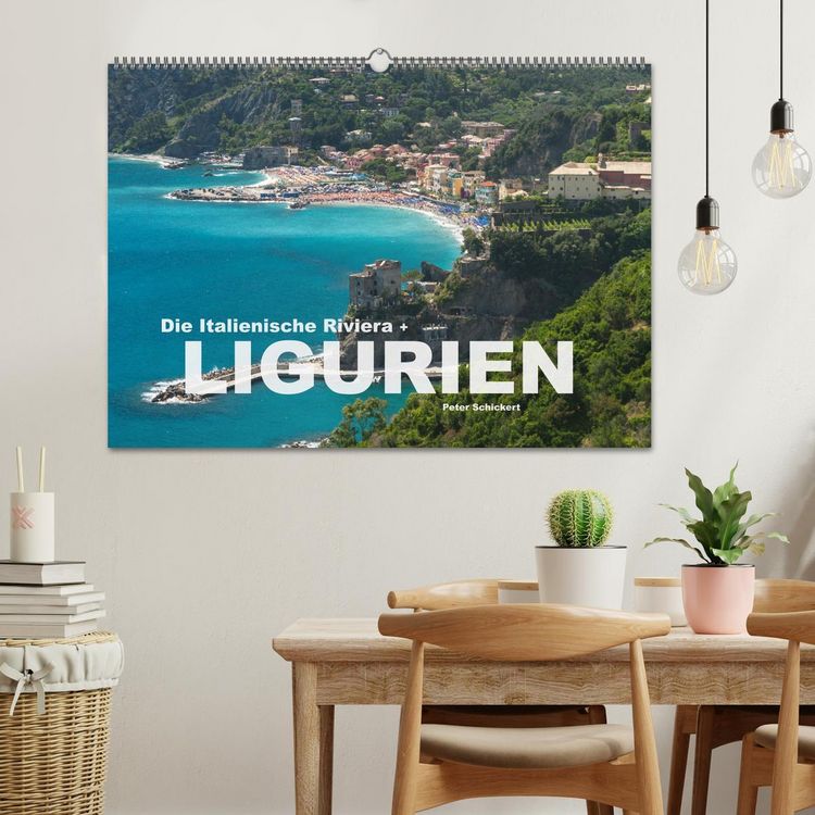 Produktbild: Die Italienische Riviera - Ligurien (Wandkalender 2026 DIN A2 quer), CALVENDO Monatskalender