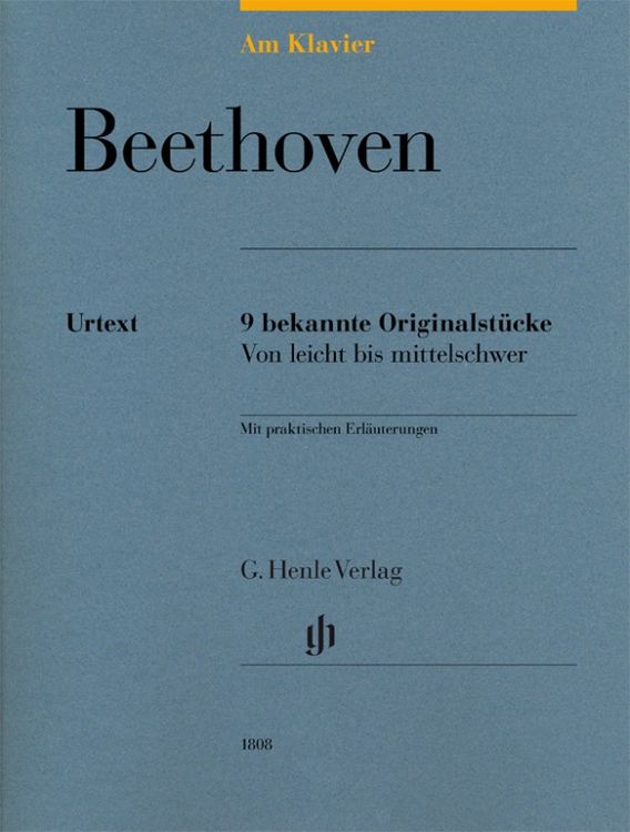 Produktbild: Ludwig van Beethoven - Am Klavier - 9 bekannte Originalst&uuml;cke