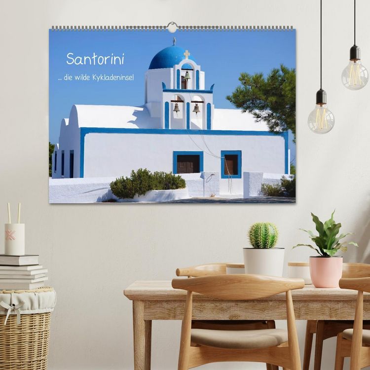 Produktbild: Santorini (Wandkalender 2026 DIN A2 quer), CALVENDO Monatskalender
