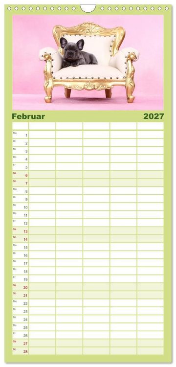 Produktbild: Familienplaner 2027 - Der Bully - Kalender Familienplaner hoch mit 5 Spalten (Wandkalender, 21 x 45 cm) CALVENDO