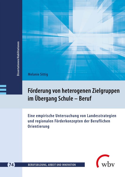 Produktbild: F&ouml;rderung von heterogenen Zielgruppen im &Uuml;bergang Schule - Beruf