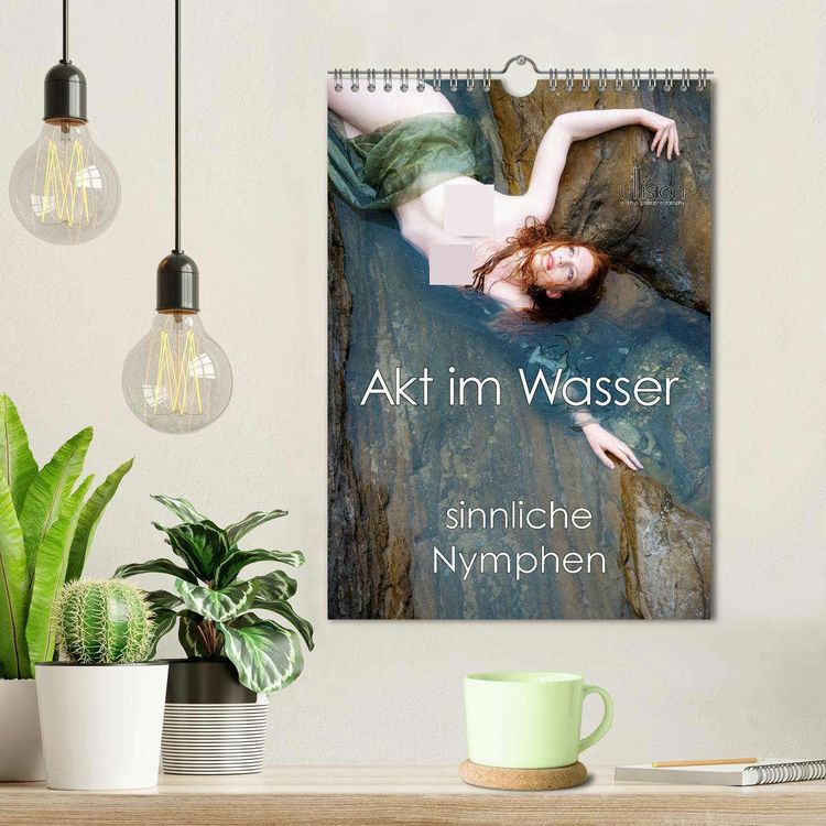 Produktbild: Akt im Wasser - sinnliche Nymphen (Wandkalender 2026 DIN A4 hoch), CALVENDO Monatskalender