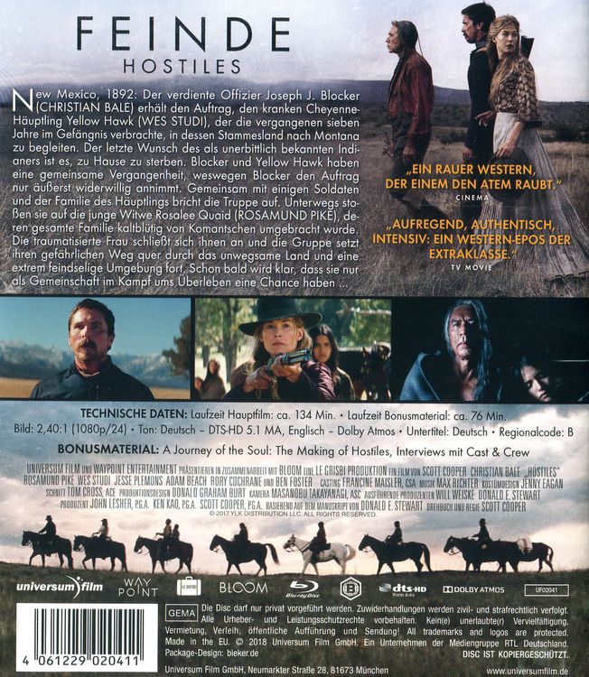 Produktbild: Feinde - Hostiles