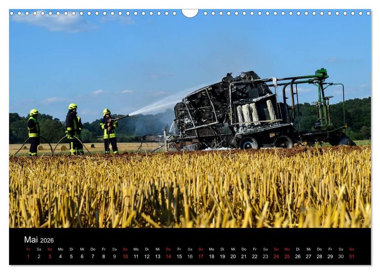 Produktbild: FEUERWEHR IM EINSATZ (Wandkalender 2026 DIN A3 quer), CALVENDO Monatskalender