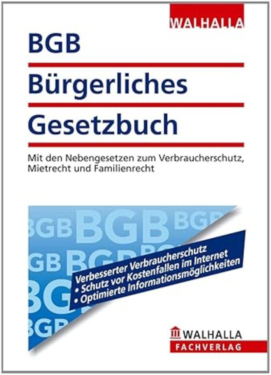 Produktbild: BGB - B&uuml;rgerliches Gesetzbuch
