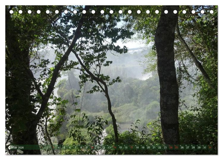 Produktbild: Mein S&uuml;damerika, mein Iguazu (Tischkalender 2026 DIN A5 quer), CALVENDO Monatskalender