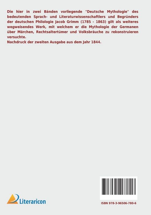 Produktbild: Deutsche Mythologie