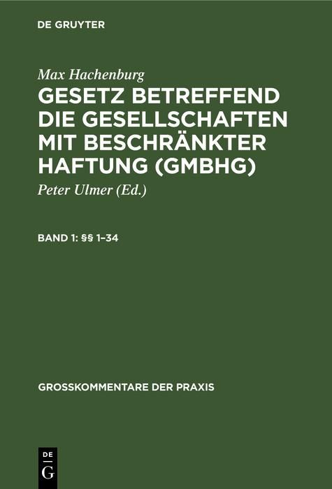 Produktbild: (&sect;&sect; 1-34)