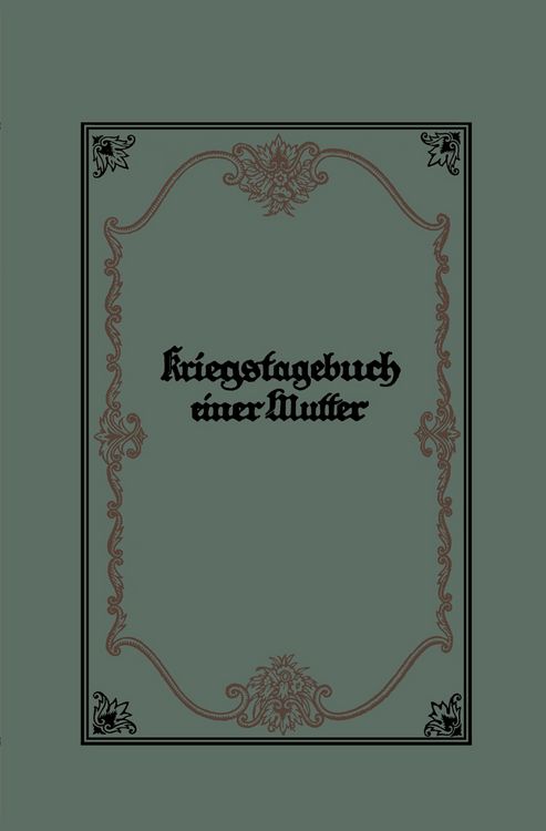 Produktbild: Kriegstagebuch einer Mutter