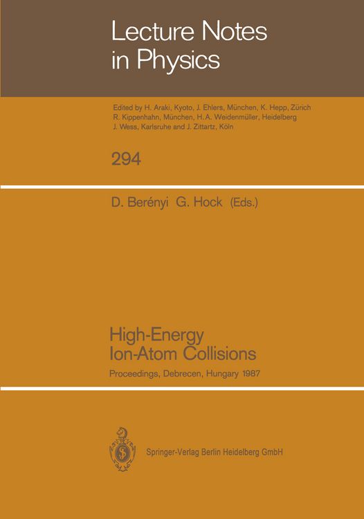 Produktbild: High-Energy Ion-Atom Collisions