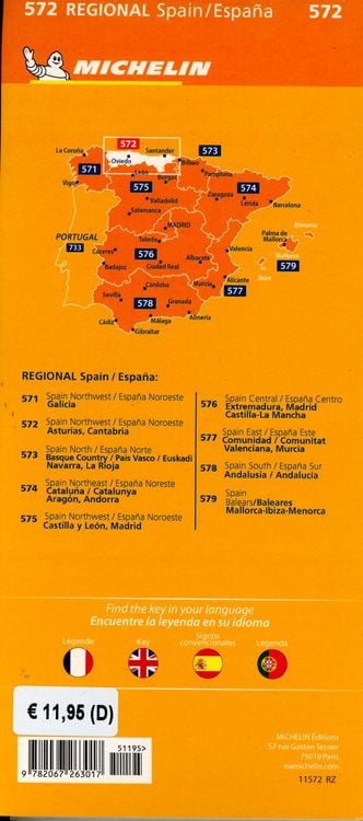 Produktbild: Michelin Asturien, Kantabrien