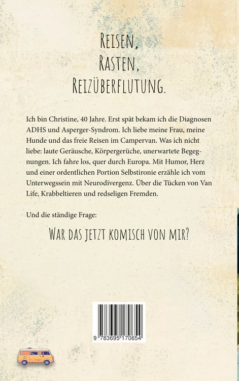 Produktbild: Als autistin mit dem van durch europa