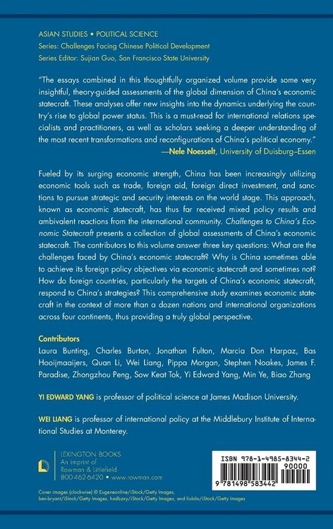 Produktbild: Challenges to China's Economic Statecraft