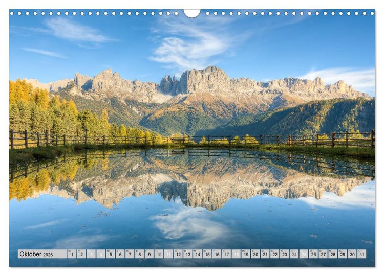 Produktbild: Wundersch&ouml;ne Dolomiten (Wandkalender 2026 DIN A3 quer), CALVENDO Monatskalender