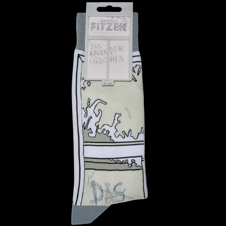Produktbild: Sebastian Fitzek-Socken "Das Kalenderm&auml;dchen" Gr&ouml;&szlig;e 41 - 46