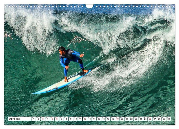 Produktbild: Spektakul&auml;res Wellen- und Windsurfen (Wandkalender 2026 DIN A3 quer), CALVENDO Monatskalender