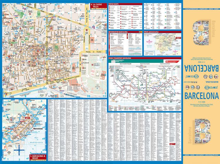 Produktbild: Barcelona, Borch Map