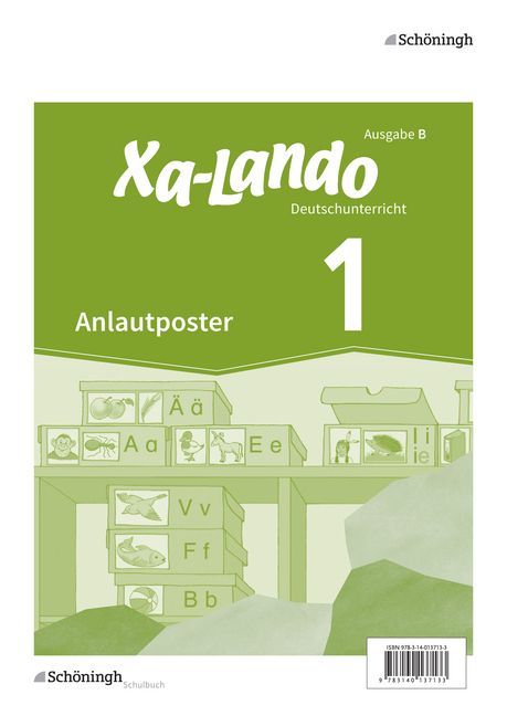 Produktbild: Xa-Lando Dt-Buch  Anlautposter Ausg. B / BW u. a.