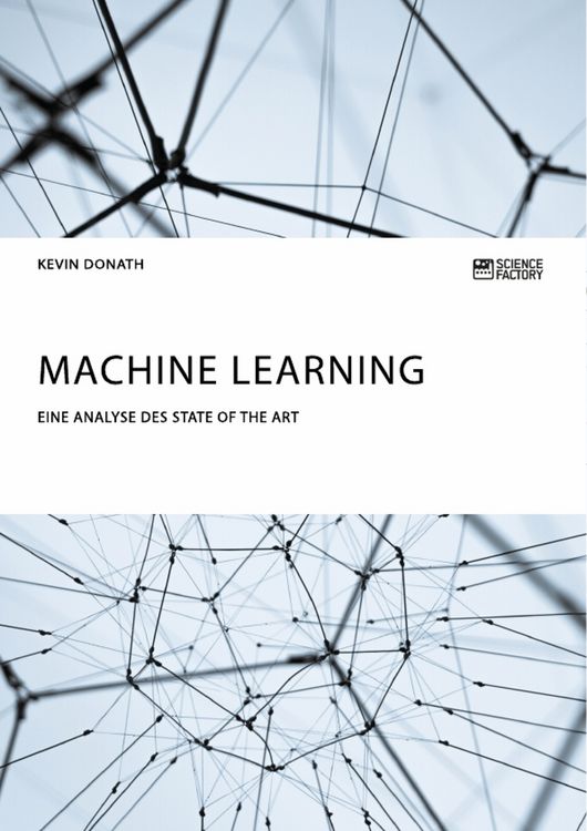 Produktbild: Machine Learning. Eine Analyse des State of the Art