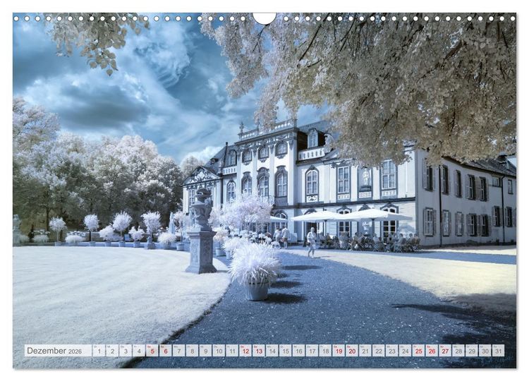 Produktbild: Erfurt - Infrarotfotografien von Kurt Lochte (Wandkalender 2026 DIN A3 quer), CALVENDO Monatskalender