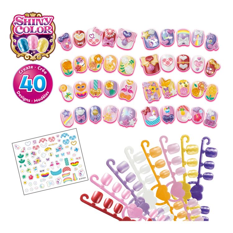 Produktbild: Fingern&auml;gel Nachf&uuml;llset Gelb-Pink