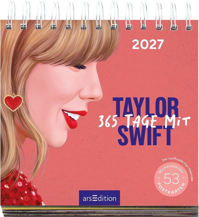 Produktbild: Postkartenkalender 365 Tage mit Taylor Swift 2027