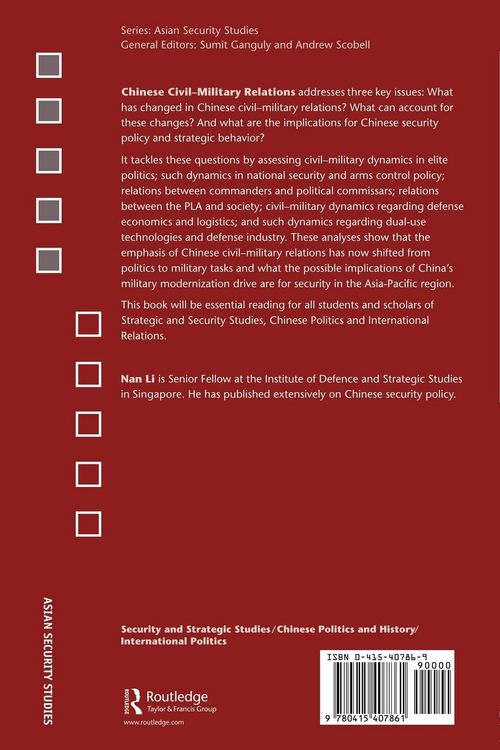 Produktbild: Chinese Civil-Military Relations