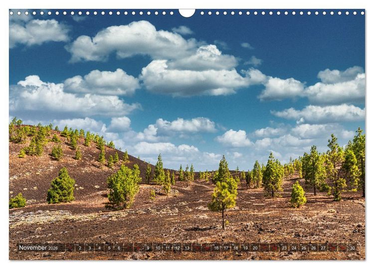 Produktbild: Die Kanarische Inseln Teneriffa, Gran Canaria und Fuerteventura (Wandkalender 2026 DIN A3 quer), CALVENDO Monatskalender